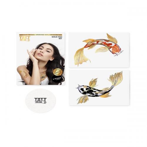 Набір тимчасових тату TATTonMe Gold Fish set